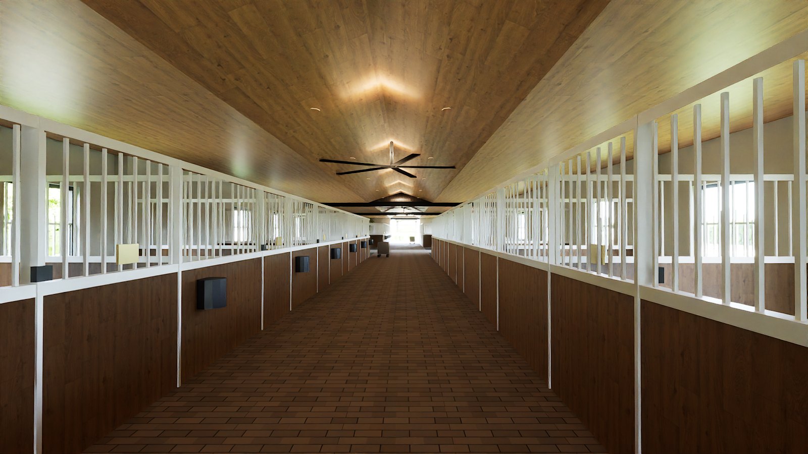 Barn aisle